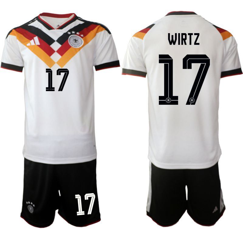 Men 2026 World Cup National Team Germany home white #17 Soccer Jersey